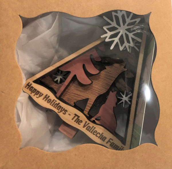 Wood Layered Christmas Ornament