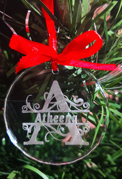 K9 Blank Crystal Ornament