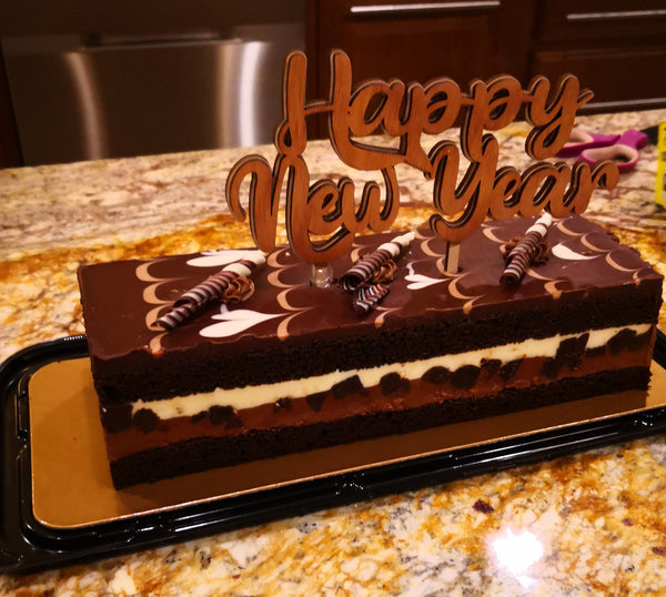 New Year's Cake Topper