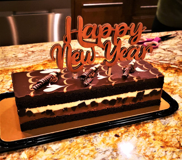 New Year's Cake Topper