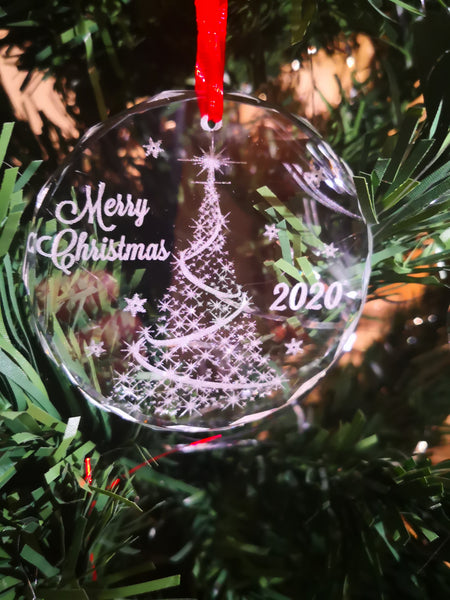 K9 Blank Crystal Ornament