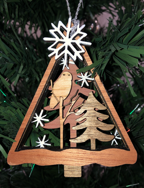 Wood Layered Christmas Ornament