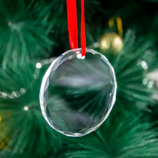 K9 Blank Crystal Ornament