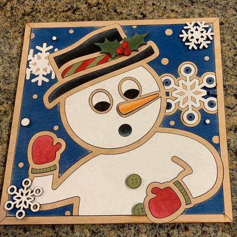 DIY Paint Your Own Holiday Art